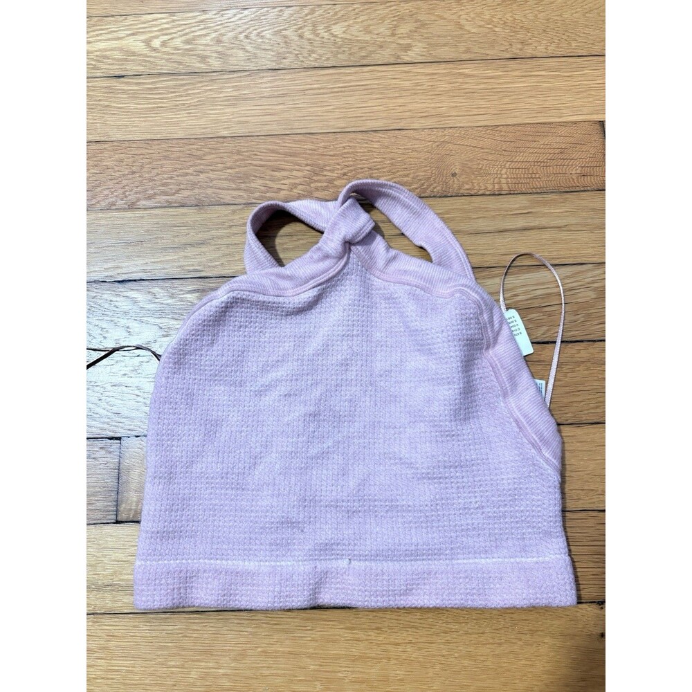 Out From Under Urban Outfitters Size XS Waffle Knit Crop Emilia Tank Pink NWT